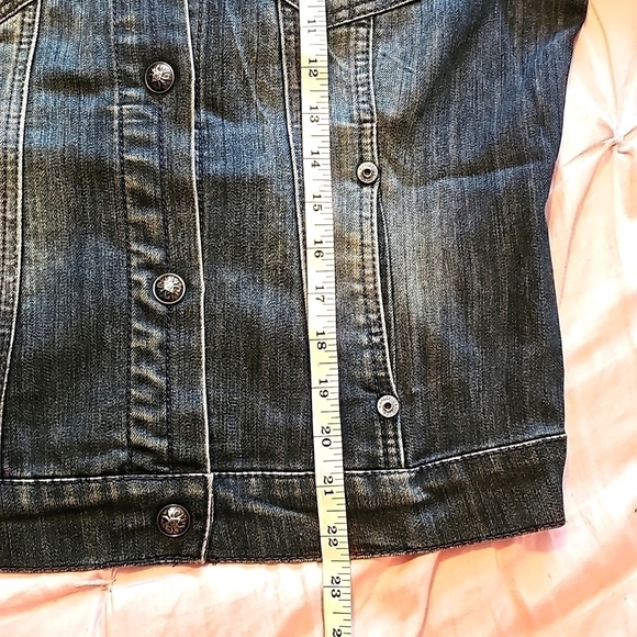 HARLEY Davidson Jeans Jacket. - Picture 9 of 10